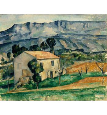 House In Front Of The Sainte-Victoire Near Gardanne