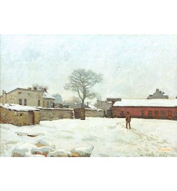 Under The Snow Farmyard In Marlyle Roi