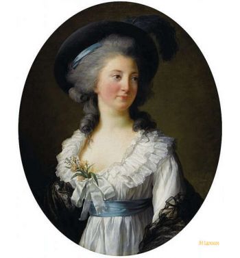 Portrait Of Princess Elzbieta Izabela Lubomirska Née Countess