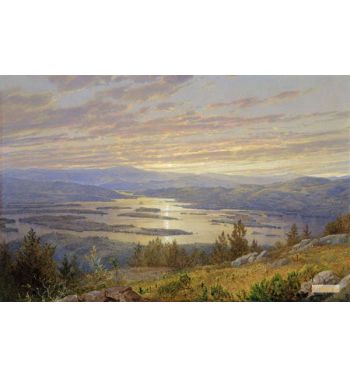 Lake Squam From Red Hill, 1874
