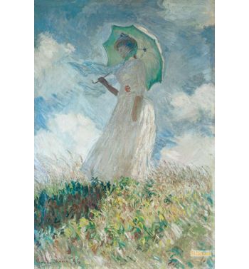 Study Of A Figure Outdoors Facing Left 1886