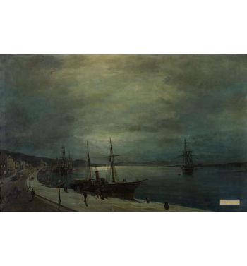 Moonlit Harbour