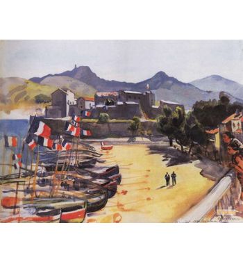 The Port Of Collioure 1930