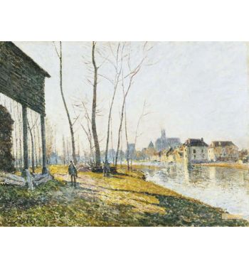 A February Morning In Moret Sur Loing