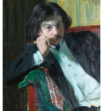 Portrait Of The Poet Janko Lavrin