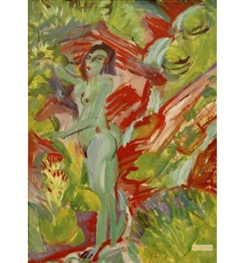Nude Woman At The Source