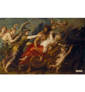 Proserpina Minerva Venus Diana Try To Stop Rape