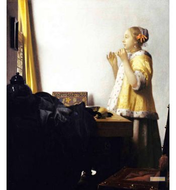 Woman With A Pearl Necklace