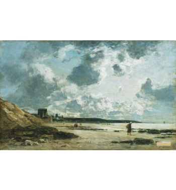 Trouville The Black Rocks c1860 1865