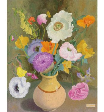 Poppies And Sweet Peas