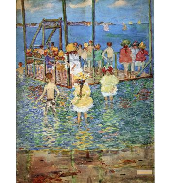 Children On A Raft 1896