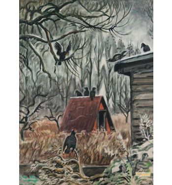 Crows At Twilight