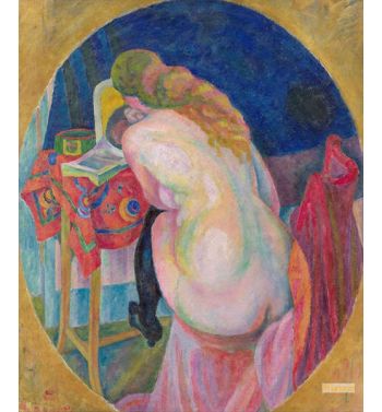 Nude Woman Reading