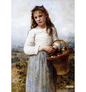 A Young Girl With A Basket Of Fruit, 1905