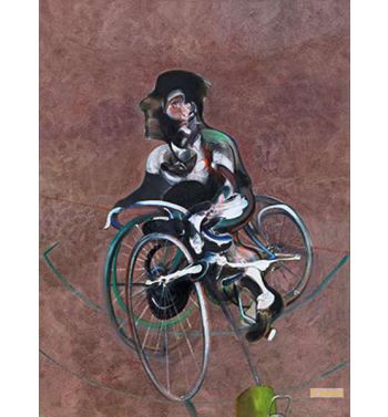 Portrait of George Dyer Riding a Bicycle