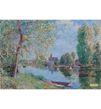 Spring In Moret Sur Loing; Spring In Moret Sur Loing 1891