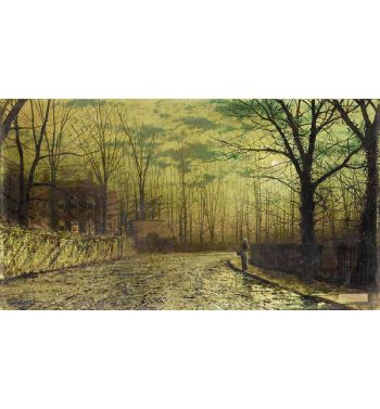 Figure On A Moonlit Lane St John's Road Ryde Isle Of Wight