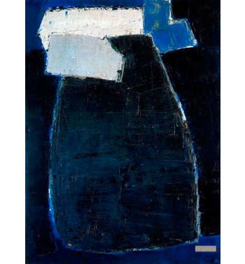 Great Blue Composition 51