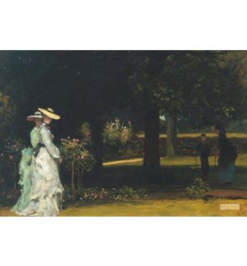 Miss Martineau's Garden 1873