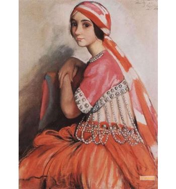 Portrait Of A Ballerina l'A Ivanova 1922