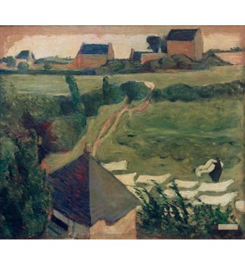 View Of Saint Briac With Laundry