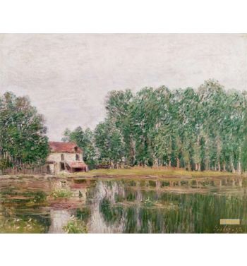 The Banks Of The Canal At Moret Sur Loing 1892