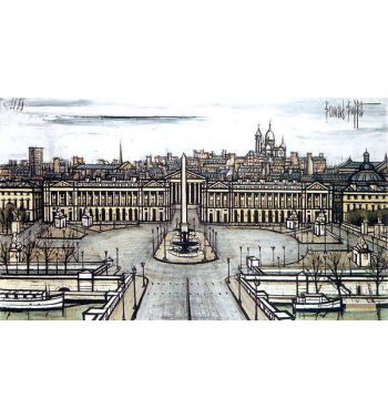 Vue Panoramique De La Place De La Concorde