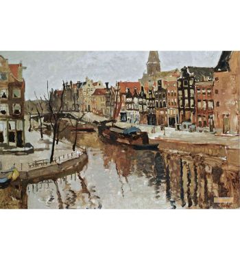 A View Of The Korte Prinsengracht Amsterdam