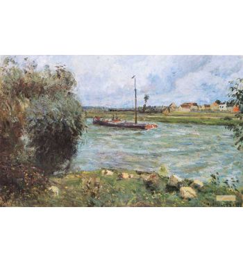 Edge Of The Oise In Pontoise