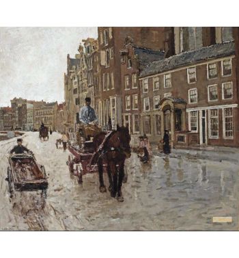 Rokin With The Nieuwezijdskapel Amsterdam