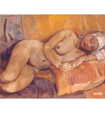 Lying Female Nude, C, 1930