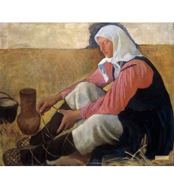 A Peasant Woman Felling, 1915