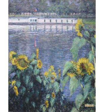 Tournesols Au Bord De La Seine1885