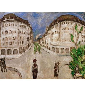 Street At The City Park Schoneberg
