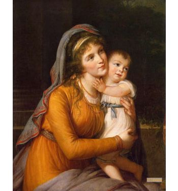 Portrait Of Baroness Anna Sergeyevna Stroganova 1765 1824