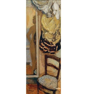 Woman Nude In The Mirror