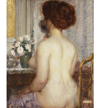 Woman At A Dressing Table