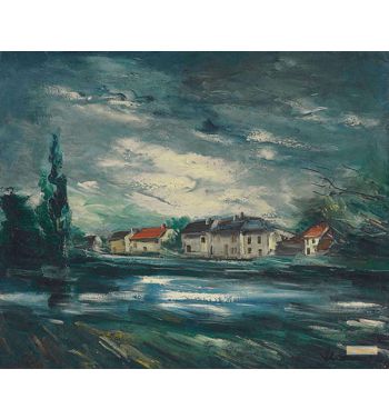 Village At The Edge Of The River