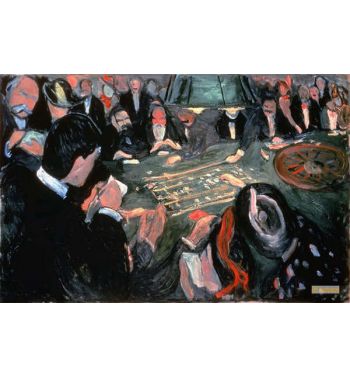The Roulette Table At Monte Carlo, 1903