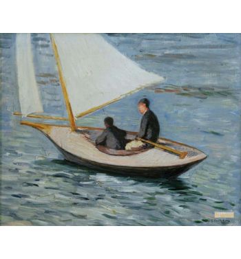 Sailing Boat On The Seine