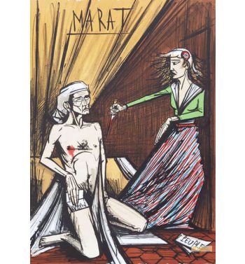 La Mort De Marat, Planche De L’Album La Révolution Francaise