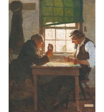 The Deacon And Parson Skeeters In The Tail Of A Game Of Draw