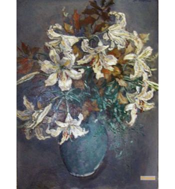 Still Life With White Lilies, C, 1935