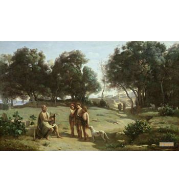 Homer And The Shepherds In A Landscape 1845