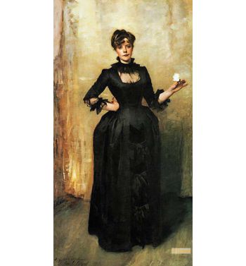 Louise Burckhardt, Lady With A Rose
