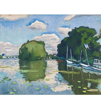 The Seine At Poissy