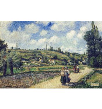 Landscape Near Pontoise The Auvers Road
