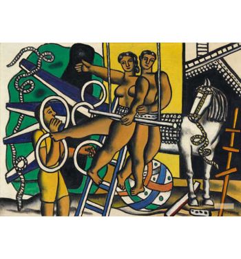 Composition In White Horse 1945