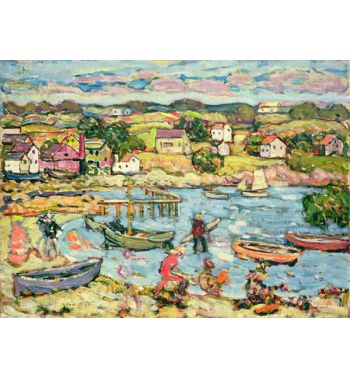 Landscape With Rowboats 1916 18