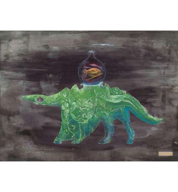 Un Pescado Vestido de Botella y Una Mula Vestida de Cocodrilo
